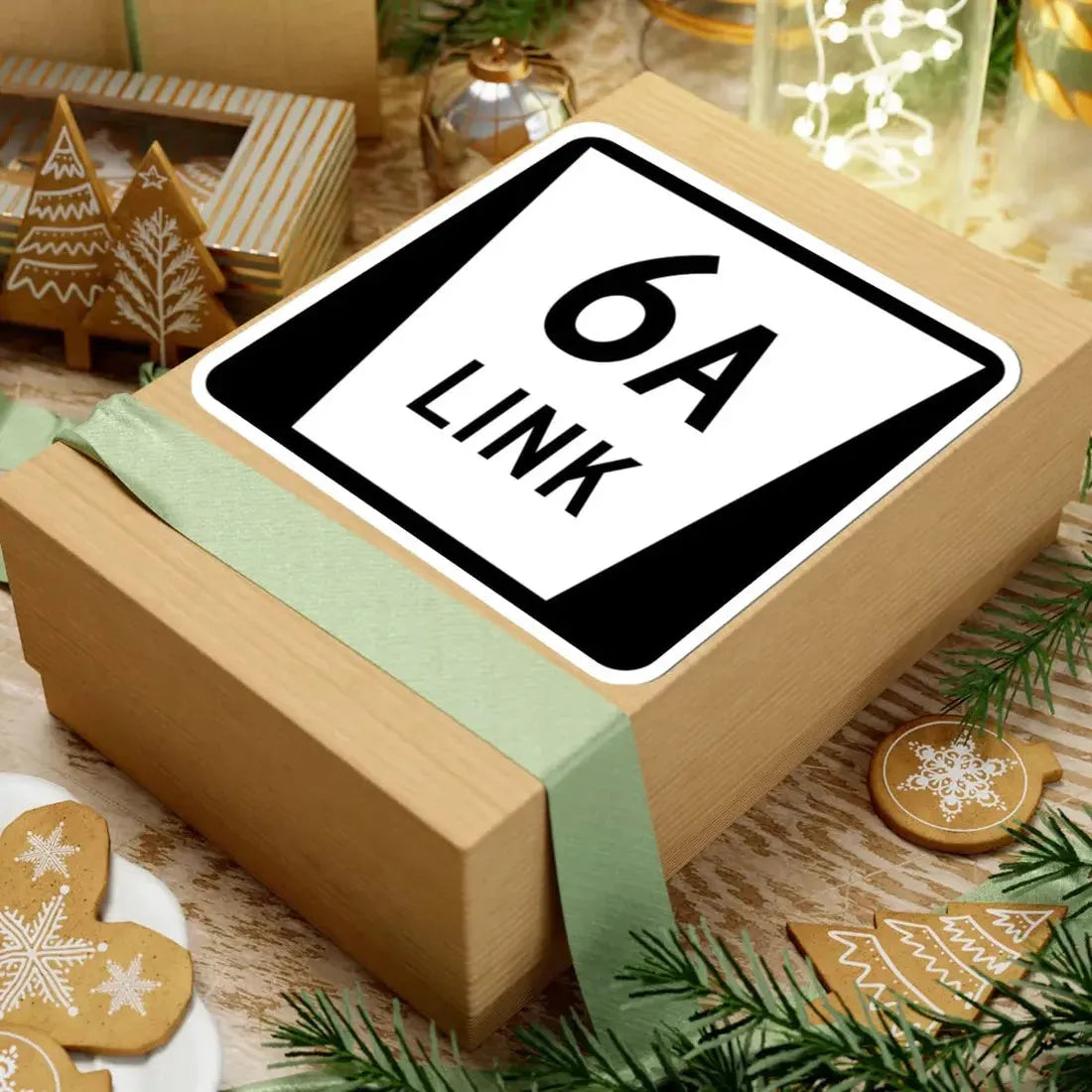 N LINK 6A (Nebraska) (Road Sign) STICKER Vinyl Kiss-Cut Decal - The Sticker Space