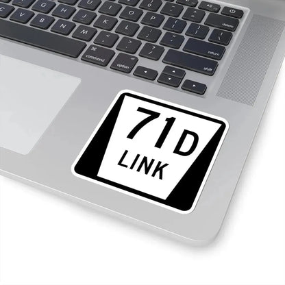 N LINK 71D (Nebraska) (Road Sign) STICKER Vinyl Kiss-Cut Decal - The Sticker Space