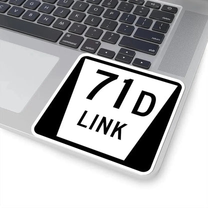 N LINK 71D (Nebraska) (Road Sign) STICKER Vinyl Kiss-Cut Decal - The Sticker Space