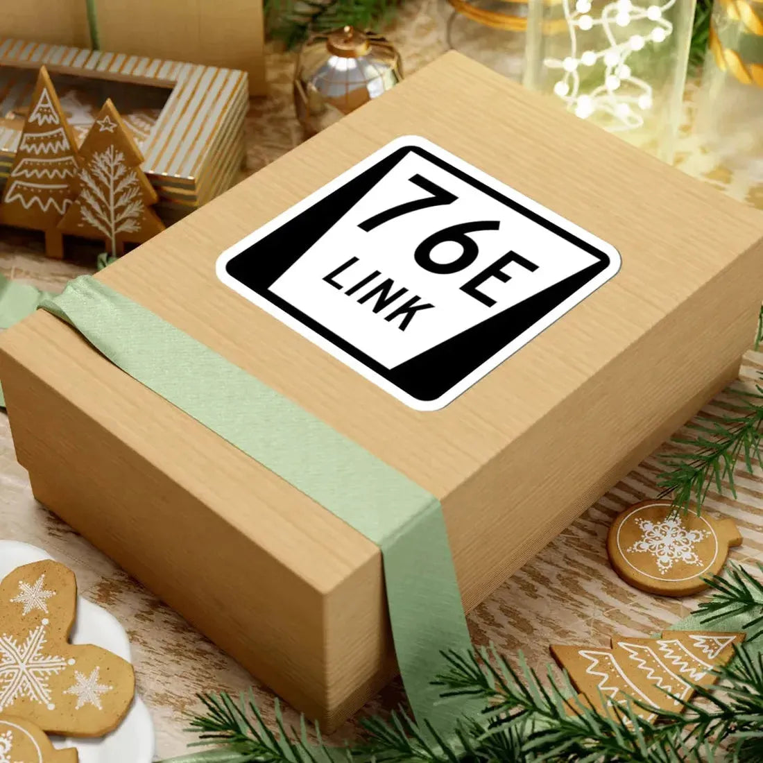 N LINK 76E (Nebraska) (Road Sign) STICKER Vinyl Kiss-Cut Decal - The Sticker Space