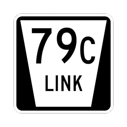 N LINK 79C (Nebraska) (Road Sign) STICKER Vinyl Kiss-Cut Decal 6 Inch White - The Sticker Space