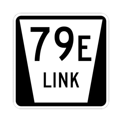 N LINK 79E (Nebraska) (Road Sign) STICKER Vinyl Kiss-Cut Decal 6 Inch White - The Sticker Space