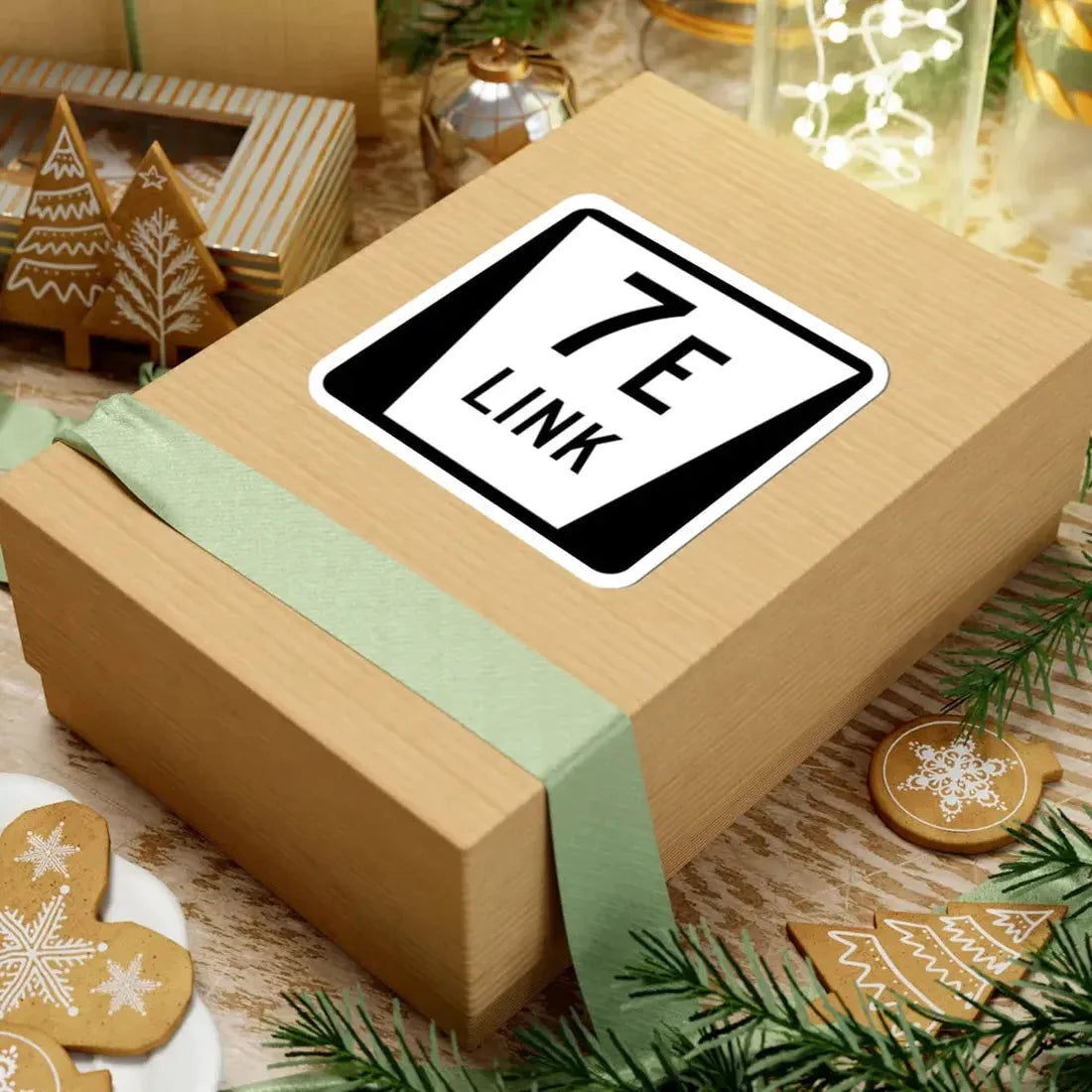 N LINK 7E (Nebraska) (Road Sign) STICKER Vinyl Kiss-Cut Decal - The Sticker Space