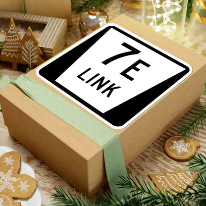 N LINK 7E (Nebraska) (Road Sign) STICKER Vinyl Kiss-Cut Decal - The Sticker Space