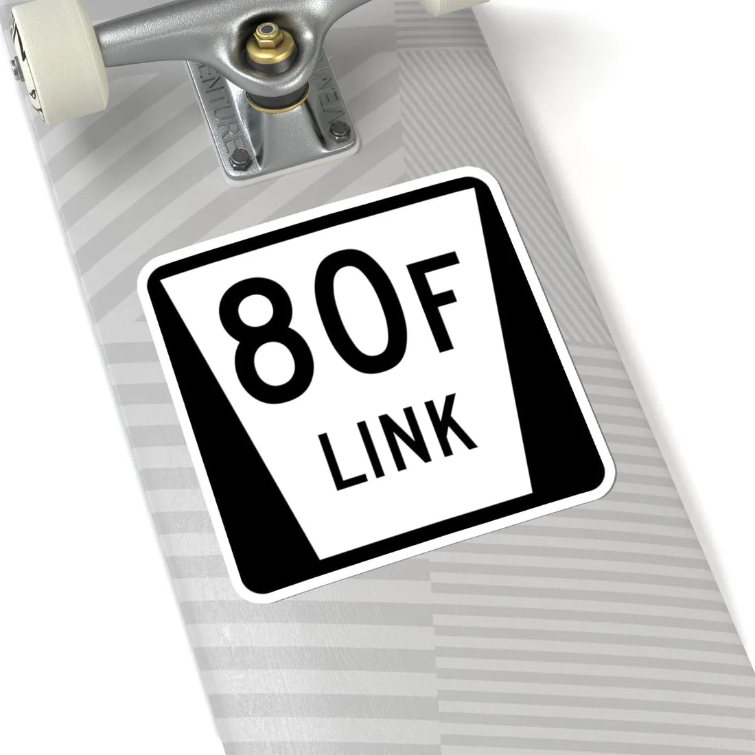 N LINK 80F (Nebraska) (Road Sign) STICKER Vinyl Kiss-Cut Decal - The Sticker Space