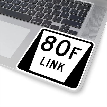 N LINK 80F (Nebraska) (Road Sign) STICKER Vinyl Kiss-Cut Decal - The Sticker Space