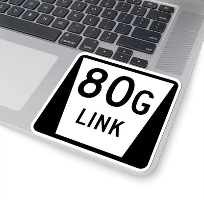 N LINK 80G (Nebraska) (Road Sign) STICKER Vinyl Kiss-Cut Decal - The Sticker Space