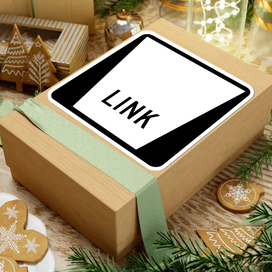 N LINK Blank (Nebraska) (Road Sign) STICKER Vinyl Kiss-Cut Decal - The Sticker Space