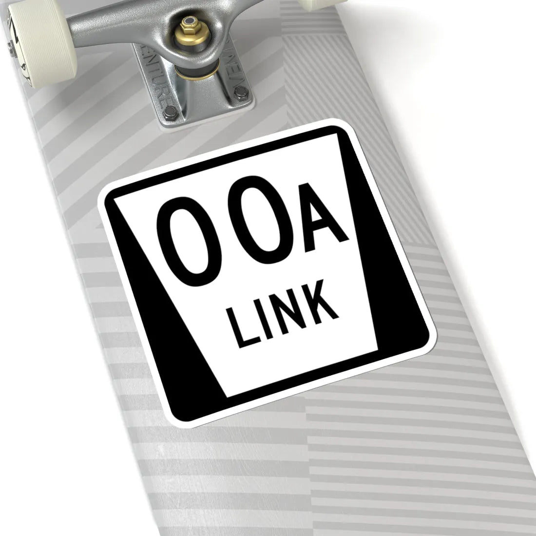 N LINK template (Nebraska) (Road Sign) STICKER Vinyl Kiss-Cut Decal - The Sticker Space