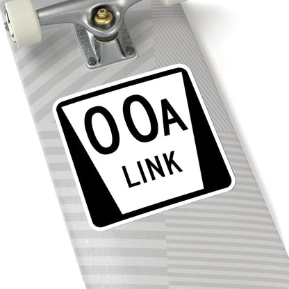 N LINK template (Nebraska) (Road Sign) STICKER Vinyl Kiss-Cut Decal - The Sticker Space