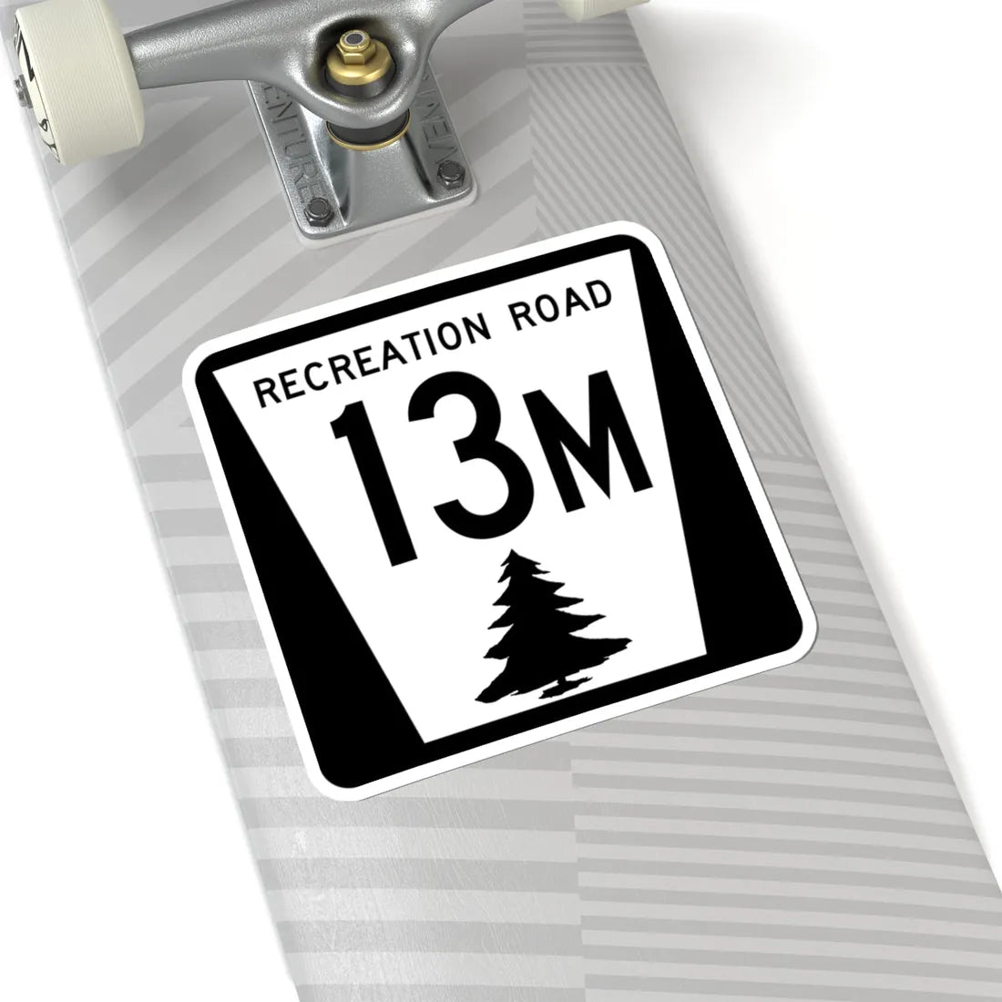 N REC 13M (Nebraska) (Road Sign) STICKER Vinyl Kiss-Cut Decal - The Sticker Space