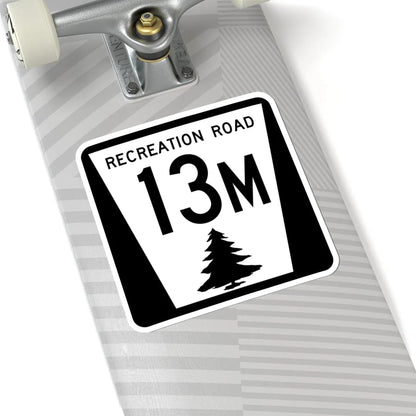 N REC 13M (Nebraska) (Road Sign) STICKER Vinyl Kiss-Cut Decal - The Sticker Space