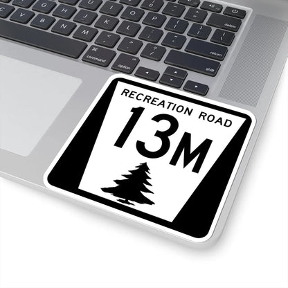 N REC 13M (Nebraska) (Road Sign) STICKER Vinyl Kiss-Cut Decal - The Sticker Space