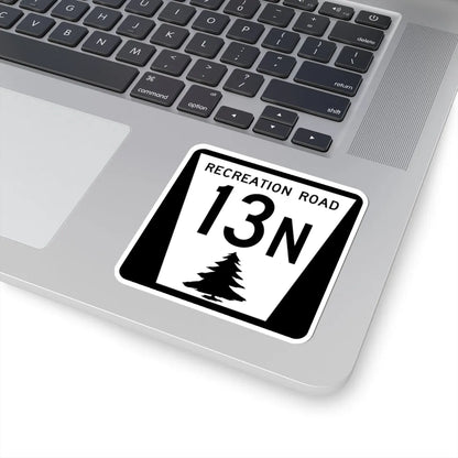 N REC 13N (Nebraska) (Road Sign) STICKER Vinyl Kiss-Cut Decal - The Sticker Space