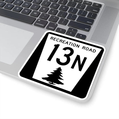 N REC 13N (Nebraska) (Road Sign) STICKER Vinyl Kiss-Cut Decal - The Sticker Space