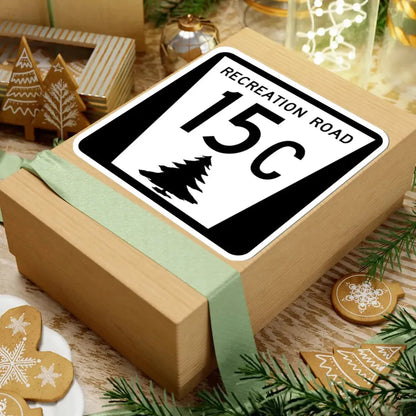 N REC 15C (Nebraska) (Road Sign) STICKER Vinyl Kiss-Cut Decal - The Sticker Space