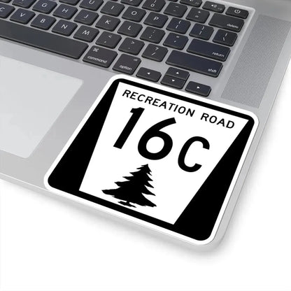 N REC 16C (Nebraska) (Road Sign) STICKER Vinyl Kiss-Cut Decal - The Sticker Space