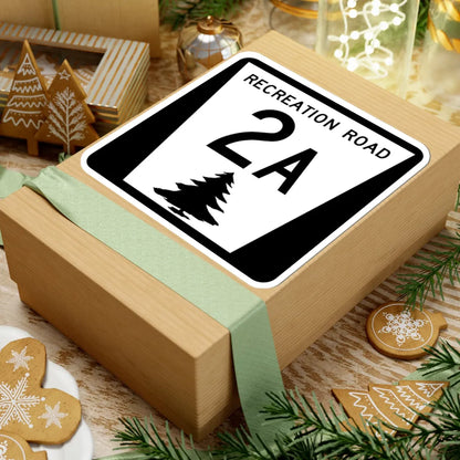 N REC 2A (Nebraska) (Road Sign) STICKER Vinyl Kiss-Cut Decal - The Sticker Space