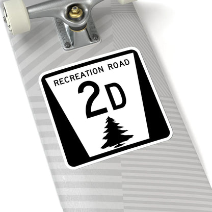 N REC 2D (Nebraska) (Road Sign) STICKER Vinyl Kiss-Cut Decal - The Sticker Space