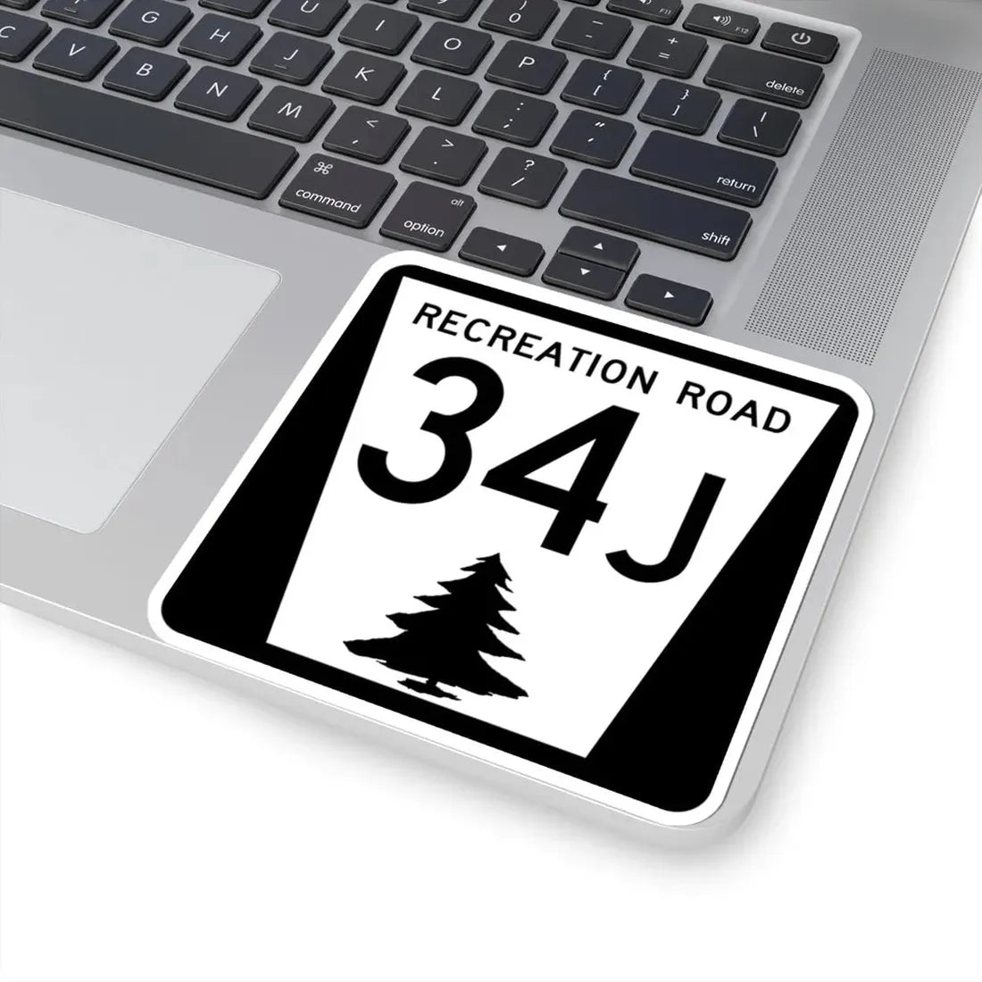 N REC 34J (Nebraska) (Road Sign) STICKER Vinyl Kiss-Cut Decal - The Sticker Space