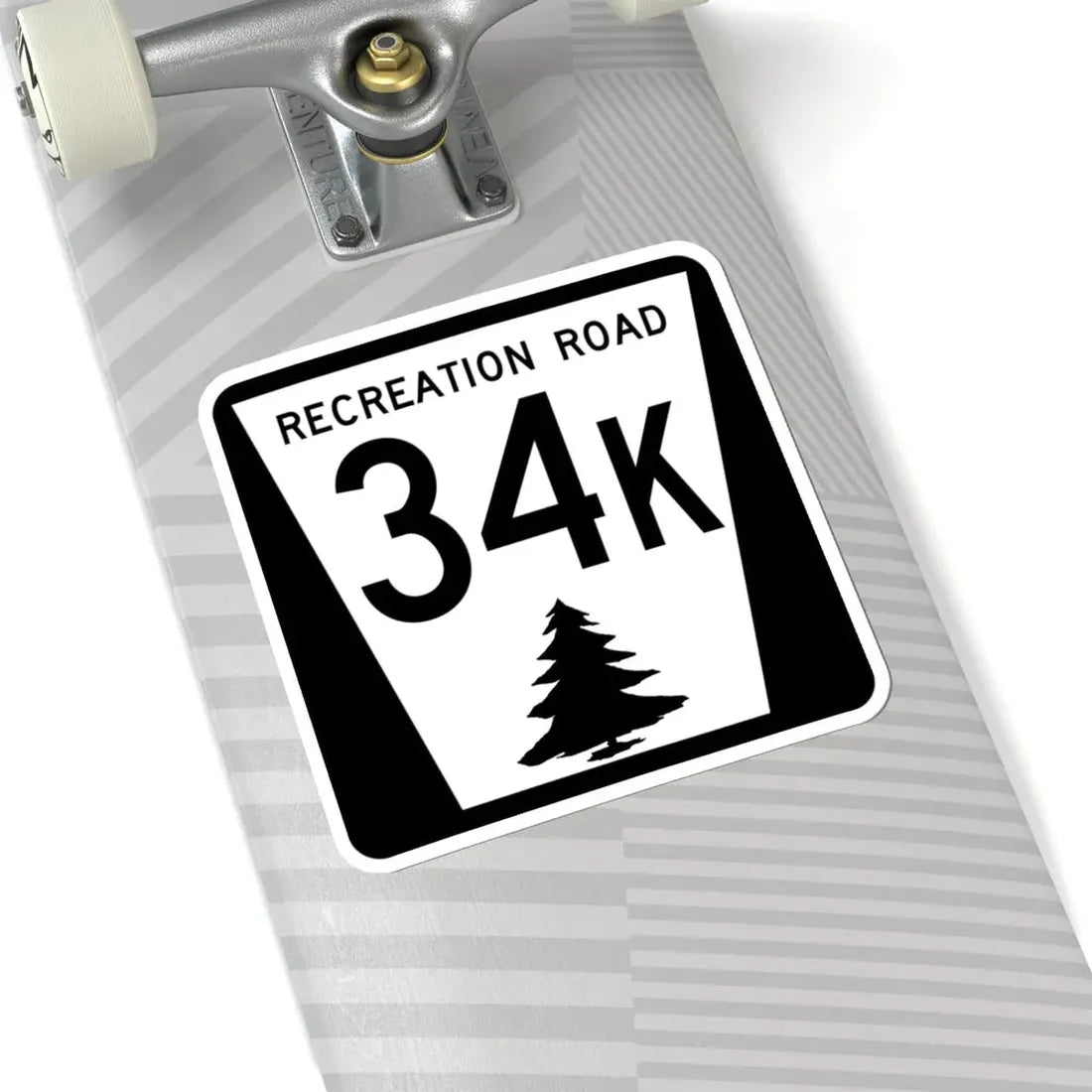 N REC 34K (Nebraska) (Road Sign) STICKER Vinyl Kiss-Cut Decal - The Sticker Space