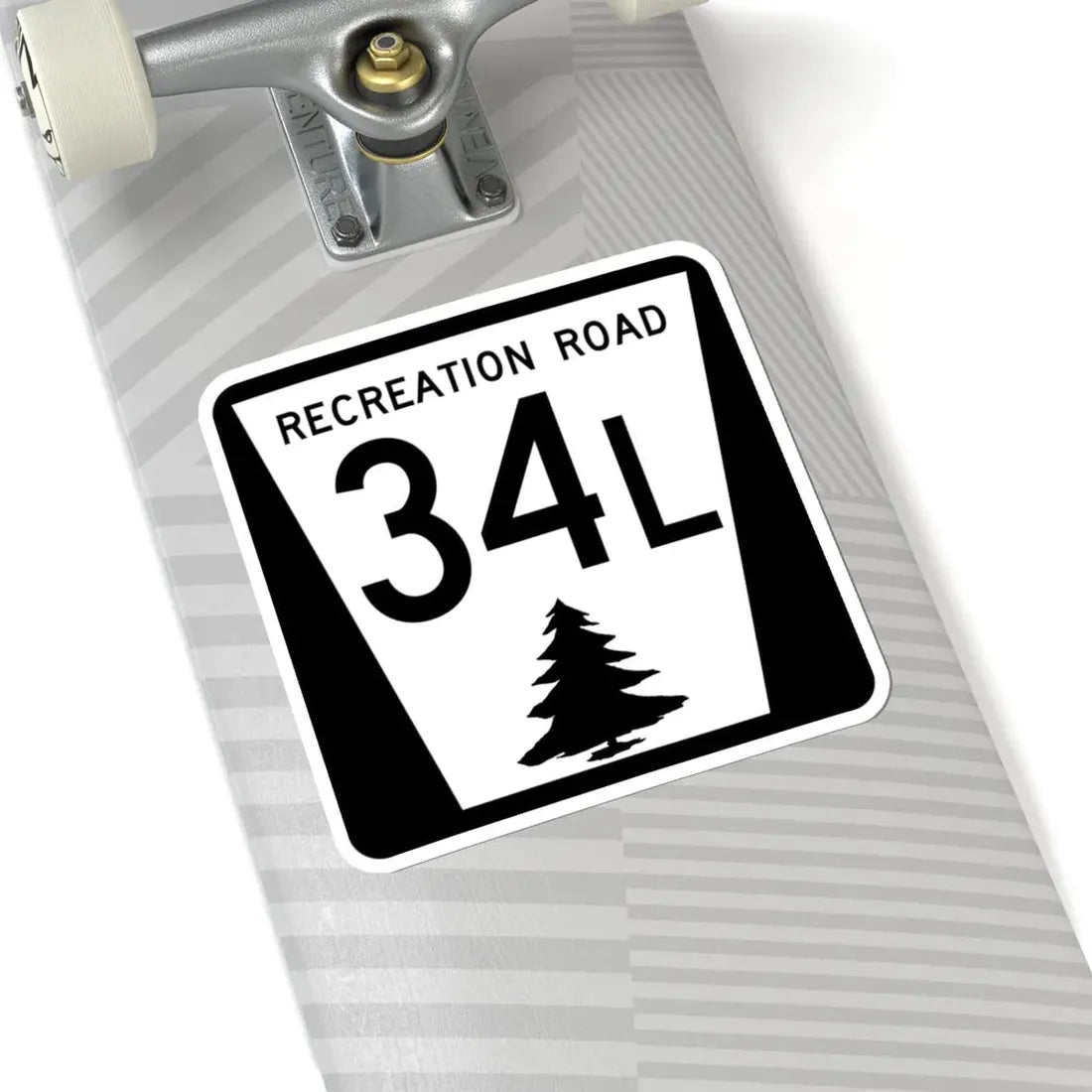 N REC 34L (Nebraska) (Road Sign) STICKER Vinyl Kiss-Cut Decal - The Sticker Space