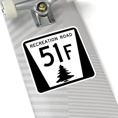 N REC 51F (Nebraska) (Road Sign) STICKER Vinyl Kiss-Cut Decal - The Sticker Space