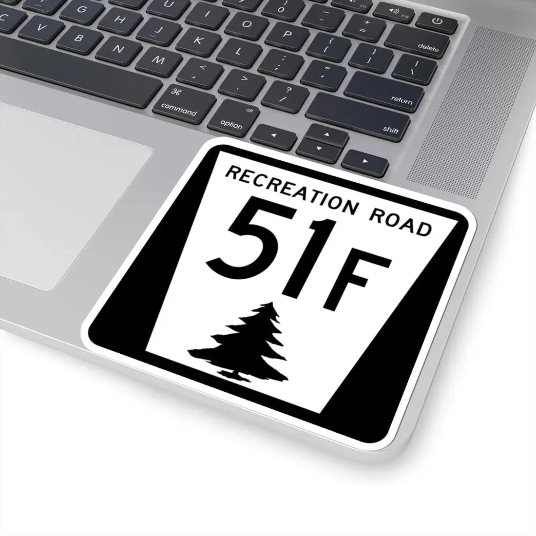 N REC 51F (Nebraska) (Road Sign) STICKER Vinyl Kiss-Cut Decal - The Sticker Space