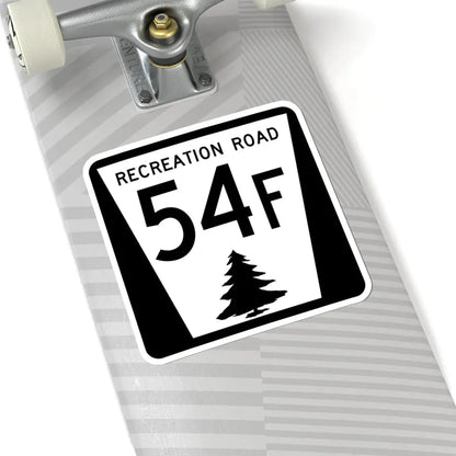 N REC 54F (Nebraska) (Road Sign) STICKER Vinyl Kiss-Cut Decal - The Sticker Space