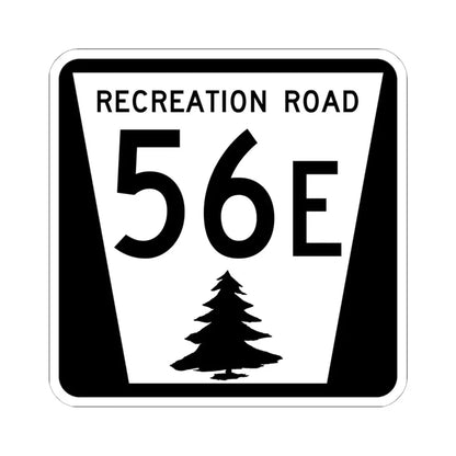 N REC 56E (Nebraska) (Road Sign) STICKER Vinyl Kiss-Cut Decal 6 Inch White - The Sticker Space