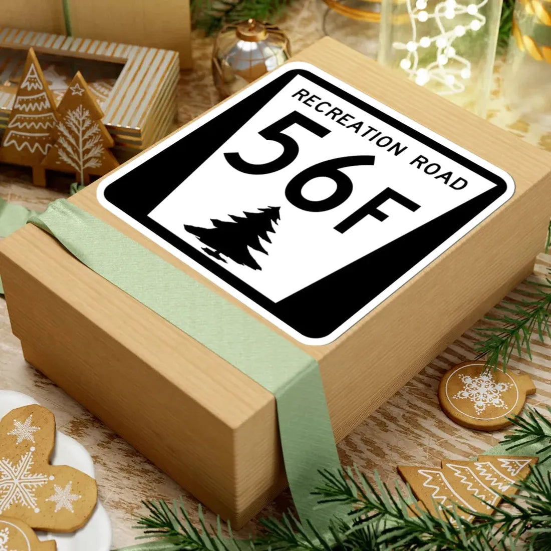 N REC 56F (Nebraska) (Road Sign) STICKER Vinyl Kiss-Cut Decal - The Sticker Space