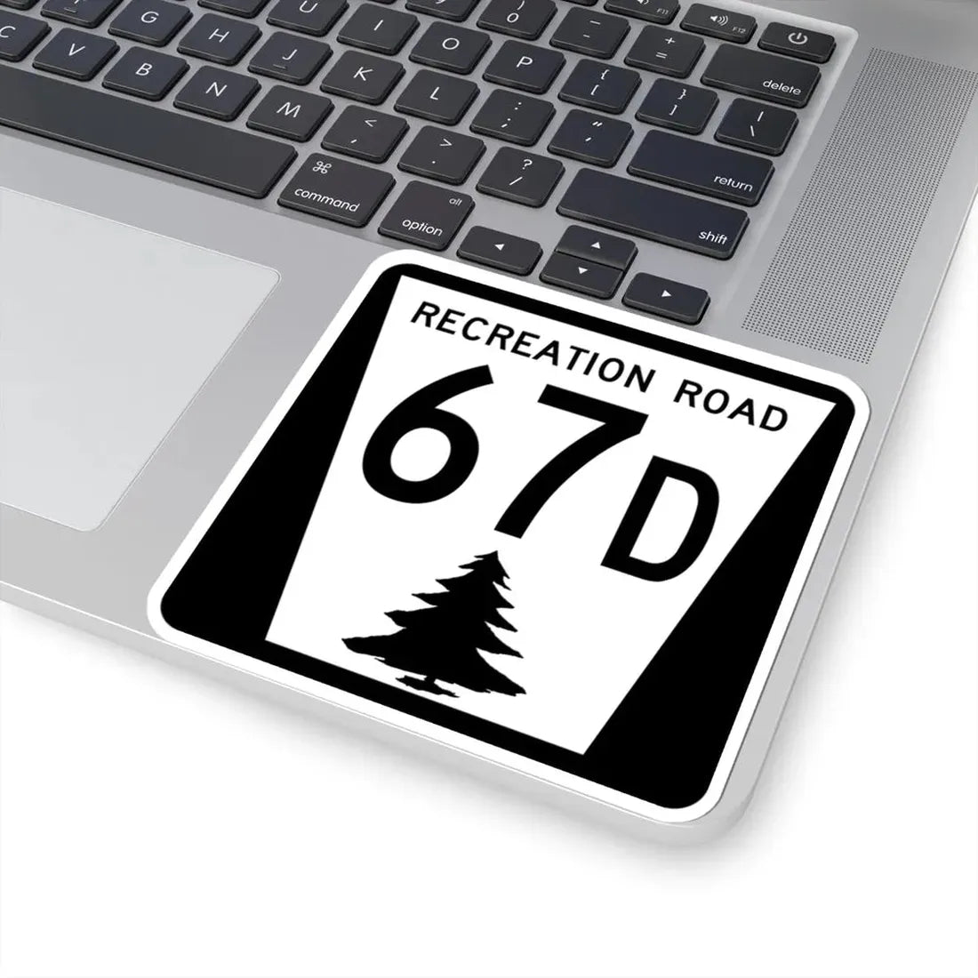 N REC 67D (Nebraska) (Road Sign) STICKER Vinyl Kiss-Cut Decal - The Sticker Space