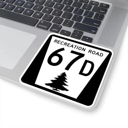 N REC 67D (Nebraska) (Road Sign) STICKER Vinyl Kiss-Cut Decal - The Sticker Space