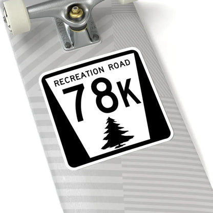 N REC 78K (Nebraska) (Road Sign) STICKER Vinyl Kiss-Cut Decal - The Sticker Space