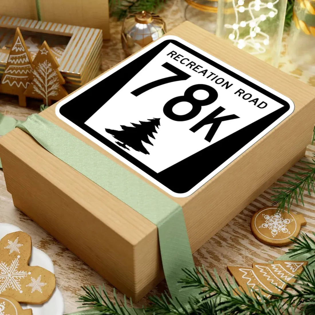 N REC 78K (Nebraska) (Road Sign) STICKER Vinyl Kiss-Cut Decal - The Sticker Space