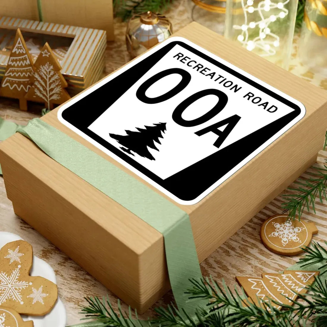 N REC template (Nebraska) (Road Sign) STICKER Vinyl Kiss-Cut Decal - The Sticker Space