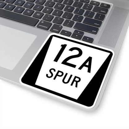 N SPUR 12A (Nebraska) (Road Sign) STICKER Vinyl Kiss-Cut Decal - The Sticker Space