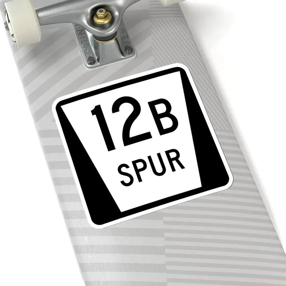 N SPUR 12B (Nebraska) (Road Sign) STICKER Vinyl Kiss-Cut Decal - The Sticker Space