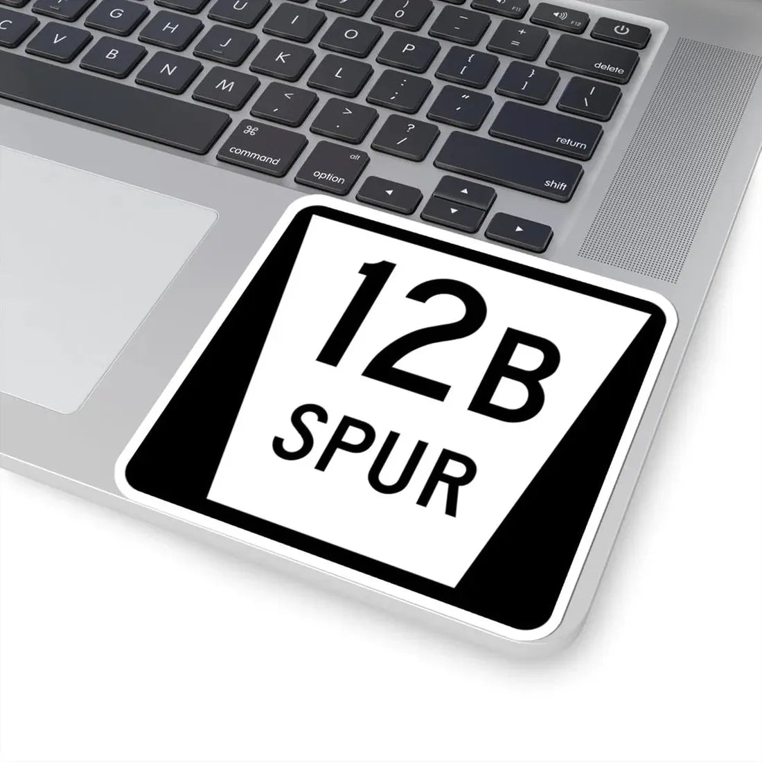 N SPUR 12B (Nebraska) (Road Sign) STICKER Vinyl Kiss-Cut Decal - The Sticker Space