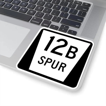 N SPUR 12B (Nebraska) (Road Sign) STICKER Vinyl Kiss-Cut Decal - The Sticker Space
