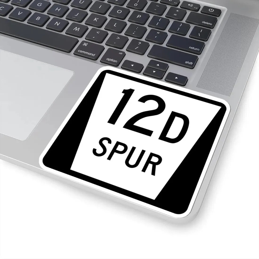 N SPUR 12D (Nebraska) (Road Sign) STICKER Vinyl Kiss-Cut Decal - The Sticker Space