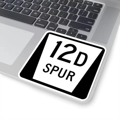 N SPUR 12D (Nebraska) (Road Sign) STICKER Vinyl Kiss-Cut Decal - The Sticker Space