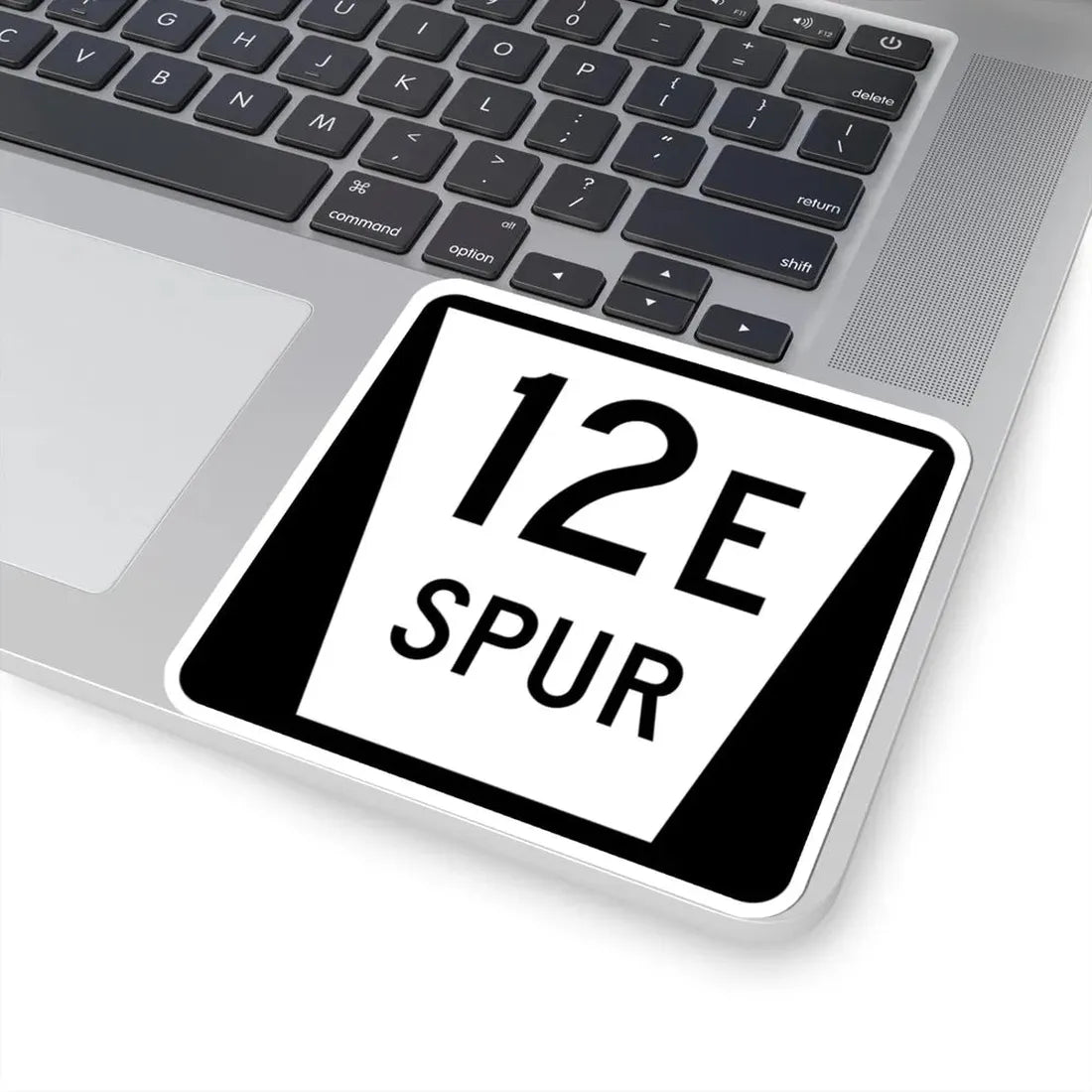 N SPUR 12E (Nebraska) (Road Sign) STICKER Vinyl Kiss-Cut Decal - The Sticker Space