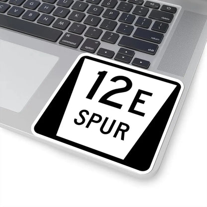 N SPUR 12E (Nebraska) (Road Sign) STICKER Vinyl Kiss-Cut Decal - The Sticker Space