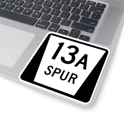 N SPUR 13A (Nebraska) (Road Sign) STICKER Vinyl Kiss-Cut Decal - The Sticker Space