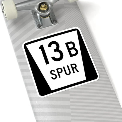 N SPUR 13B (Nebraska) (Road Sign) STICKER Vinyl Kiss-Cut Decal - The Sticker Space