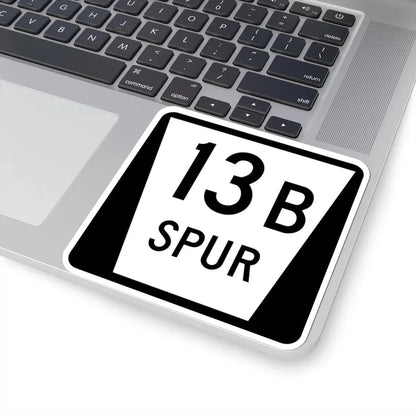 N SPUR 13B (Nebraska) (Road Sign) STICKER Vinyl Kiss-Cut Decal - The Sticker Space