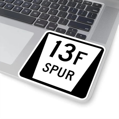 N SPUR 13F (Nebraska) (Road Sign) STICKER Vinyl Kiss-Cut Decal - The Sticker Space