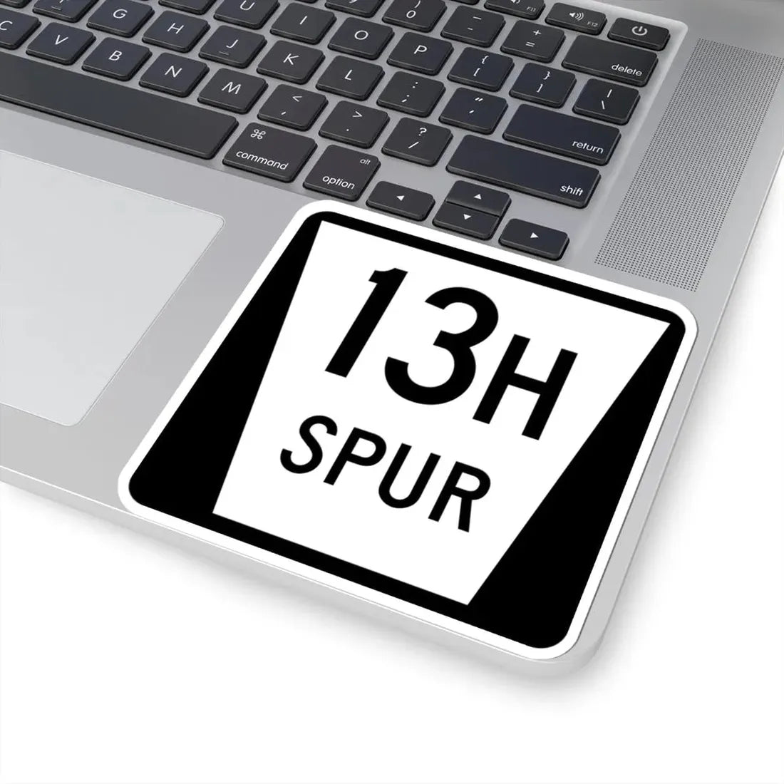 N SPUR 13H (Nebraska) (Road Sign) STICKER Vinyl Kiss-Cut Decal - The Sticker Space