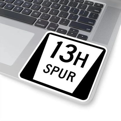 N SPUR 13H (Nebraska) (Road Sign) STICKER Vinyl Kiss-Cut Decal - The Sticker Space